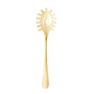 Pegador Aço Inox P/ Macarrão Positano Dourada 27,5cm