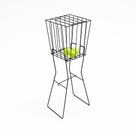 Pegador Cesto Bolas Bolinha Tennis Beach 75 Bolas Quadra Aço