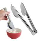 Pegador de Alimentos Inox Salada Pão Carne Fritura 28cm Pegador de Alimentos Inox Salada Pão Carne Fritura 28cm