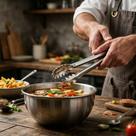 Pegador de Cozinha Multiuso Tramontina Aço Inox 17cm