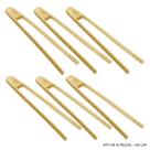 Pegador De Fritura Bambu Oriental 40 Cm (Kit com 6) Pegador De Fritura Bambu Oriental 40 Cm (Kit com 6)