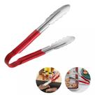 Pegador de Inox para Alimentos 30 Cm Cabo Vermelho Frigopro