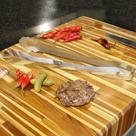 Pegador de Inox para carnes, saladas, doces e pães-Mod. Flor