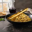Pegador De Massas E Macarrão Em Aço Inox Dourado Premium Gold Multiuso Pegador De Massas E Macarrão Em Aço Inox Dourado Premium Gold Multiuso