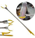 Pegador De Objetos Em Metal Garra Mão Mecânica Cor Amarelo