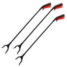 Pegador De Objetos Muito Leve Garra Mão Mecânica C/3 Pçs 77cm