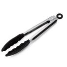 Pegador De Silicone e Inox Para Carne Churrasco Salada Cozinha