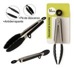 Pegador De Silicone Para Macarrão Massas Aço Inox 34 Cm Vermelho ou Preto