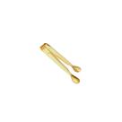 Pegador Dourado Frios Gelo Açucar Mini Pinça Inox Bar Buffet