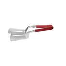 Pegador em Aço Inox com Cabo Emborrachado Vermelho - Mak-Inox