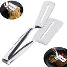 Pegador Em Pinça Para Carnes Pizzas Em Aço Inox 26cm