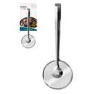 Pegador Escumadeira com Pinça Para Frituras Aço Inox 29cm