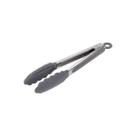Pegador Inox C/ Ponta Em Silicone Cinza 23cm