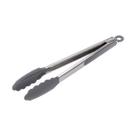 Pegador Inox C/ Ponta Em Silicone Cinza 30cm