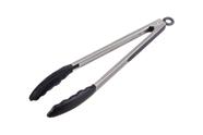 Pegador Inox C/ Ponta Em Silicone Preto 30cm