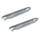 Pegador Multiuso Inox 430 Para Grelha Carnes Churrasco 2un.