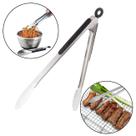 Pegador Pinça Inox Carne Churrasco Culinário Universal 40 cm Pegador Pinça Inox Carne Churrasco Culinário Universal 40 cm