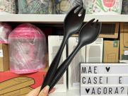 Pegadores Tupperware Allegra Preto - 2 Peças