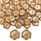 Pegatinas de Sello de Cera Inicial A Antiguo Dorado Yoption Paquete de 100 Pegatinas de Sello de Cera Inicial A Antiguo Dorado Yoption Paquete de 100