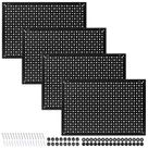 Pegboard Daanxw Heavy Duty Steel Garage Organization, pacote com 4