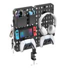 Pegboard de mesa Clamp-on KDD 7 em 1 com suporte de telefone e armazenamento