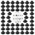 Pegboard Hook Locks PEUTIER para Pegboard de 1/4 de polegada, 180 unidades