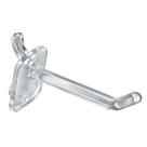 Pegboard Hooks Azar Displays 800002-C Clear, pacote com 50
