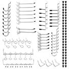 Pegboard Hooks Hogurity Heavy Duty 100 unidades para 1/8 e 1/4 Pegboards