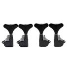 Pegs de afinação para guitarra baixo Musiclily 2+2 Sealed 2R2L Black Pegs de afinação para guitarra baixo Musiclily 2+2 Sealed 2R2L Black