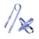 Peitoral Ajustável em X e Guia para Cães Violeta - M Peitoral Ajustável em X e Guia para Cães Violeta - M