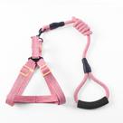 Peitoral com guia ROSA Cor e tamanho:ROSA GG