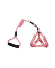 Peitoral com guia ROSA Cor e tamanho:ROSA M