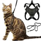 Peitoral e guia para gato OutdoorBengal grande em material vegano Peitoral e guia para gato OutdoorBengal grande em material vegano