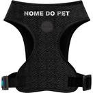 Peitoral personalizado meuauau black - nome do seu pet