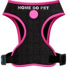 Peitoral personalizado meuauau neon rosa - nome do pet