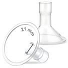 Peitos pequenos Maymom MyFit de 21 mm com design de duas peças, compatíveis com a bomba de leite Medela ideais para sutiãs sem usar as mãos protetor mamário flexível PersonalFit não original, peças não originais da bomba Freestyle, 2 peças
