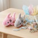 Peixe Tubarao de Pelucia Grande 30cm Ventosa Fixa no Vidro Decoracao Cha de Bebe Boneco Macio Kids