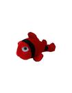 Peixe Wolder De Pelúcia Vermelho e Preto 34 Cm Antialérgico