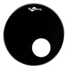Pele 22 Resposta Bumbo Bat. Drum Muffler Preta Furo Pro Fire