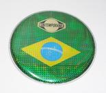 Pele Contemporanea 12 Polegadas 48P Bandeira Brasil Pele Contemporanea 12 Polegadas 48P Bandeira Brasil