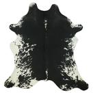 Pele Decorativa Natural Salpicado Preto e Branco - 250610130722
