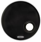 Pele Evans Emad Resonant Black 24 c/ Anel Abafador e Duto de Ar 010078