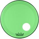 Pele Remo Powerstroke Colortone Green 20 Resposta Verde com Furo e Anel Muffle Abafador (11070)