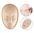 Pele Sintética Base Rosto 3D Treino Make Cílios Sobrancelha Micropigmentação Labial Aula Técnicas Curso Estética