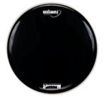 Pele Williams Shadow Black de Bumbo 22 Resposta Preta com Anel Abafador WS1SC-EH250-22