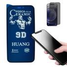 Película 9D Cerâmica Fosca Privacidade Compatível Para Smartphone Samsung Galaxy S22 Plus / S23 Plus