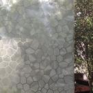 Pelicula Adesiva Eletrostatica 3D para Box de Vidro Muro de Pedras 190x120cm