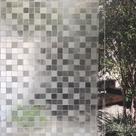 Pelicula Adesiva Eletrostatica 3D para Porta de Vidro Quadrados Mistos 210x180cm