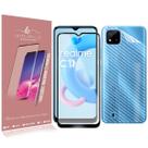 Película Carbono + Pelicula Vidro 3D Compativel Realme C11 6.52 - Luiza Cell25