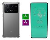 Pelicula Ceramica + Capa Anti Impacto Para Poco X6 Pro 5g